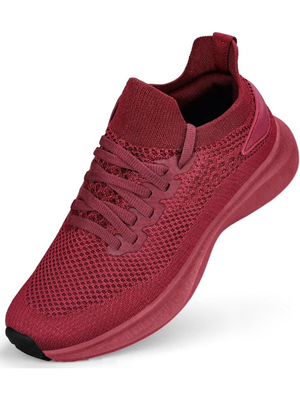 🆕Women's Dark Red Breathable Running Sneakers Casual Tennis Walking Shoes